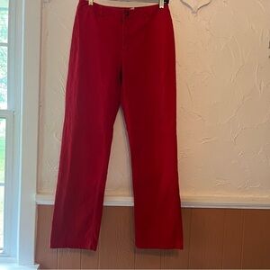 Liz Claiborne Audra Red Pants Size 8